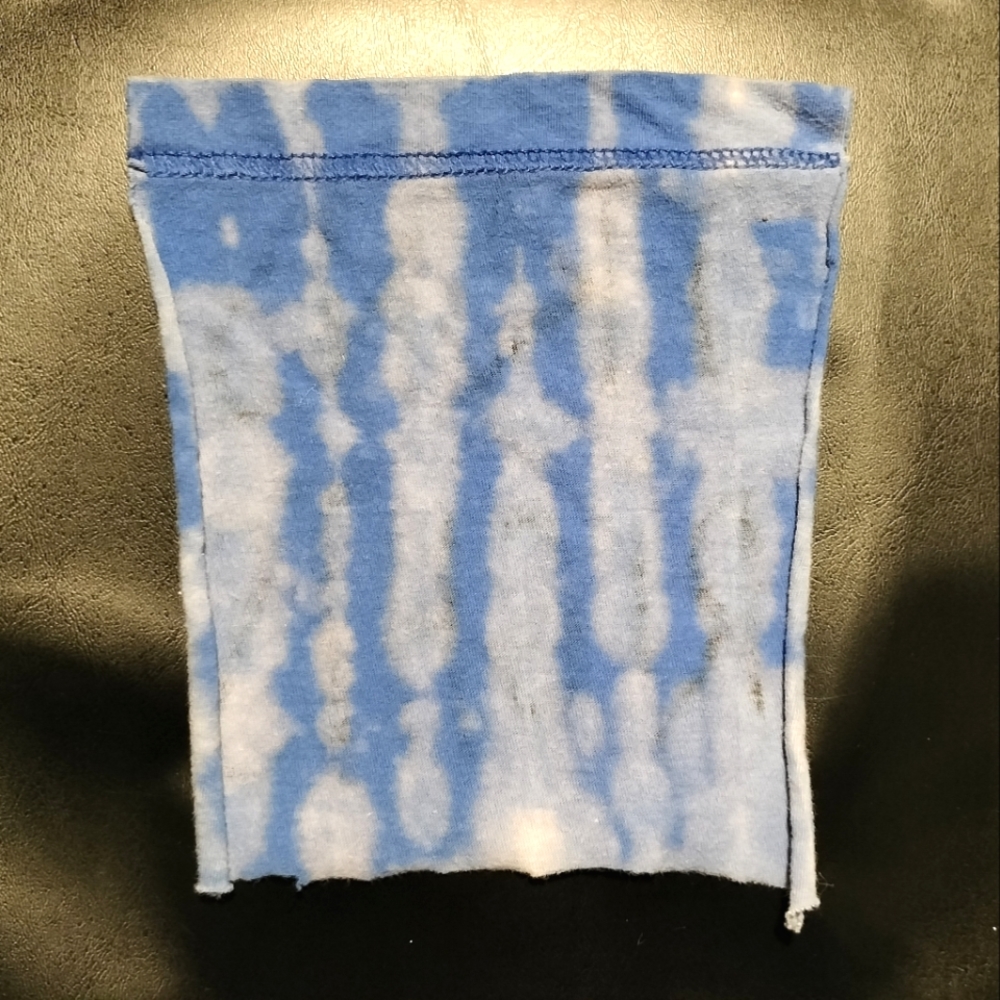 Blue Bleach Dyed Trans Rights Patch - Picture 2 of 4